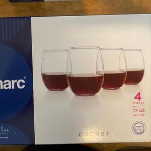 Luminarc Stemless Wine Glasses